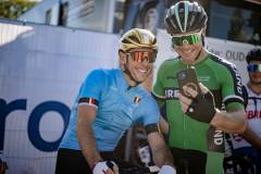 Former road pro's Nicolas Roche (IRE) and Philippe Gilbert (BEL) at the race start of the very first European and Belgian Gravel Championships 2023 in Oud-Heverlee (BEL)

Elite Men: 159km
Elite Women: 131km

©kramon
