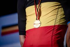 STUYVEN Jasper (BEL/Lidl - Trek) is the very first European (and Belgian) Gravel Champion2023 European and Belgian Gravel Championships Oud-Heverlee (BEL)Elite Men: 159kmElite Women: 131km©kramon